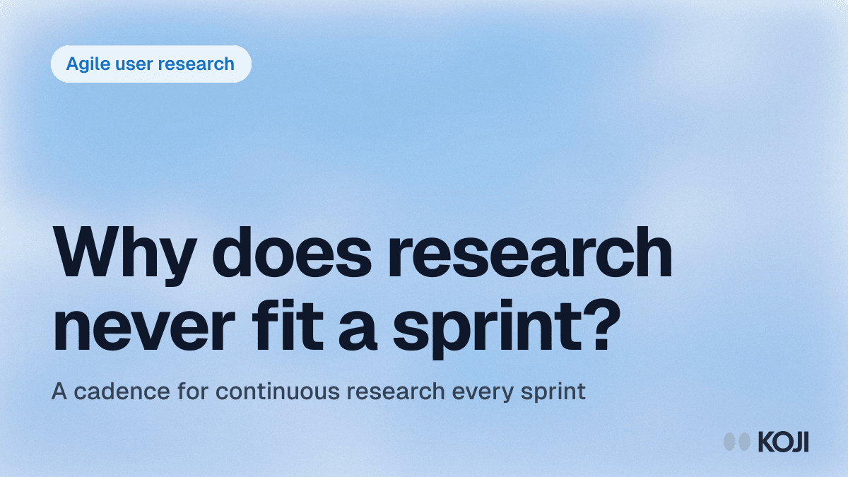 Agile User Research: How to Run Continuous Research in Sprint Cycles (2026) cover