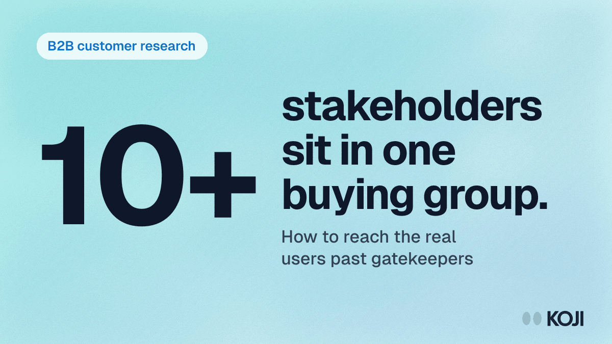B2B Customer Research: The Complete Guide for Product Teams (2026) cover