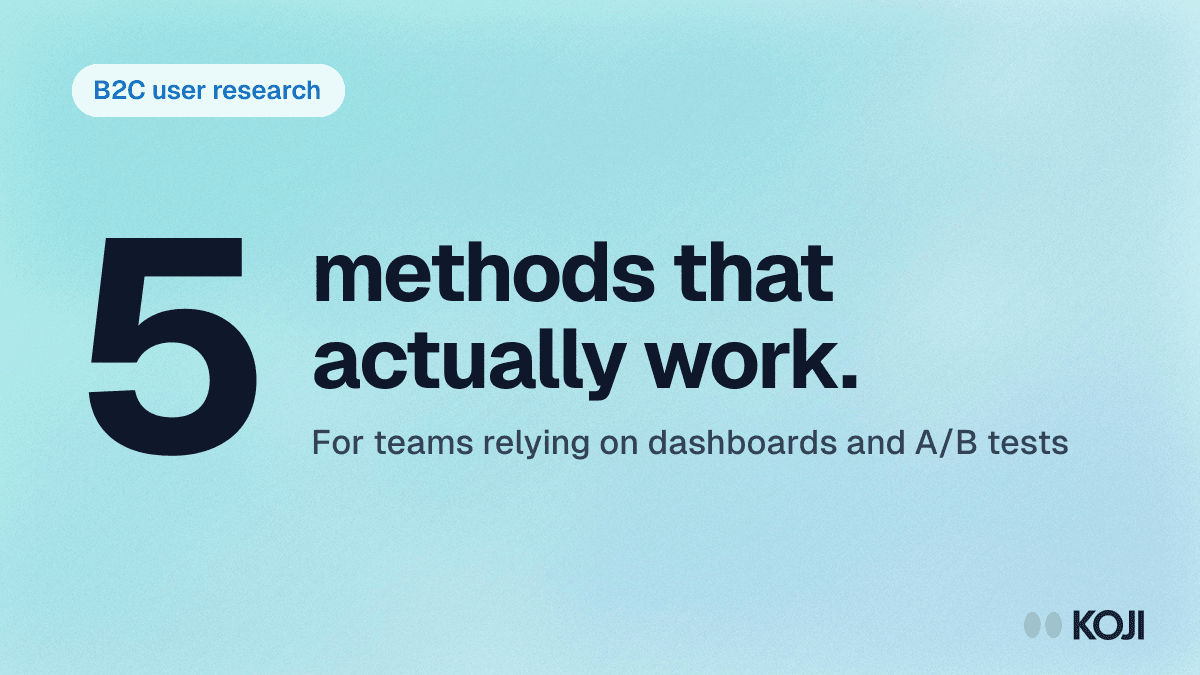 B2C User Research: How to Understand Consumer Behavior at Scale (2026) cover