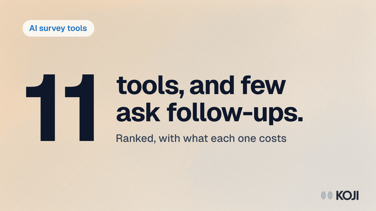 The 11 Best AI Survey Tools in 2026 (Ranked & Reviewed) cover