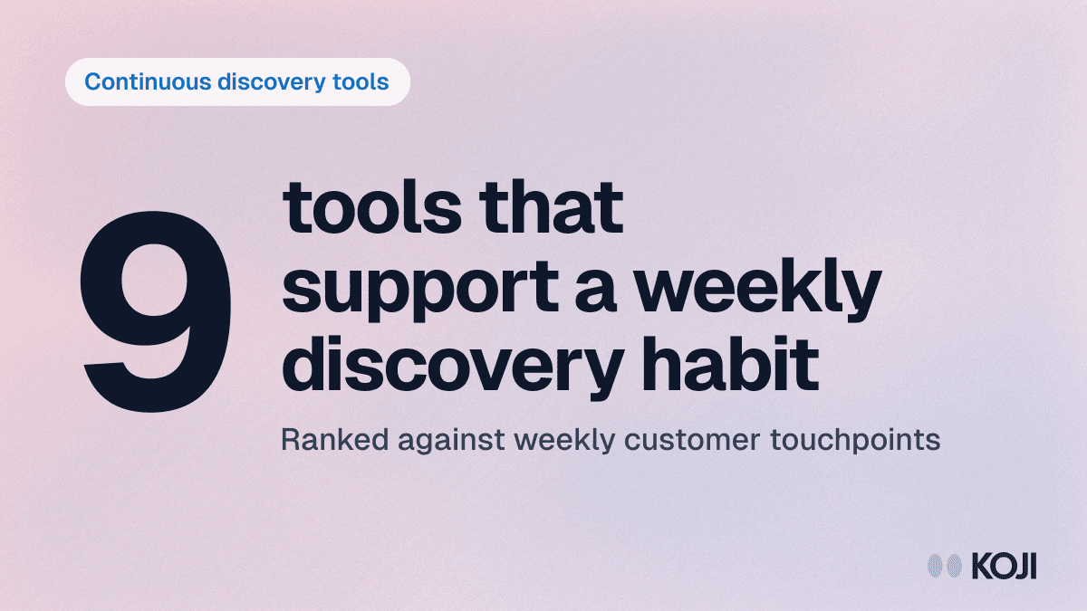 The 9 Best Continuous Discovery Tools in 2026 (Ranked for Product Teams) cover