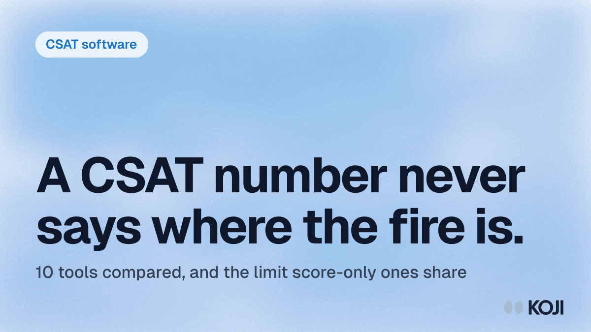 Best CSAT Software in 2026: Top 10 Customer Satisfaction Tools Compared cover