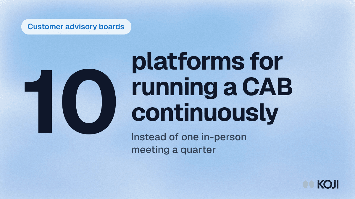 Best Customer Advisory Board Software 2026: 10 Platforms Compared cover