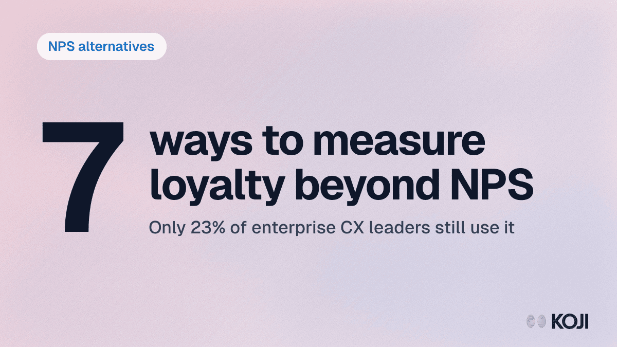 7 Best NPS Alternatives in 2026: Better Ways to Measure Customer Loyalty cover