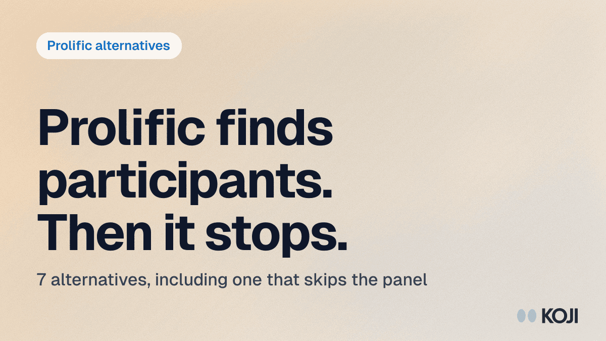 Best Prolific Alternatives in 2026: 7 Participant Recruitment & Research Platforms Compared cover