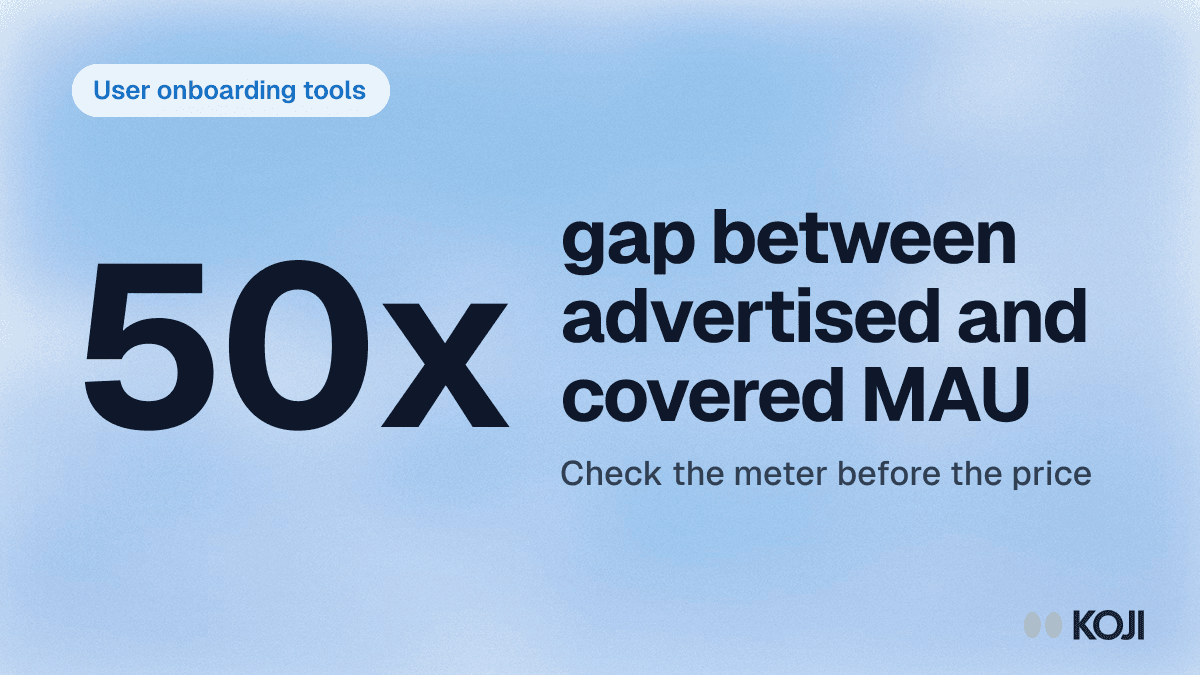 Best User Onboarding Tools in 2026: 10 Platforms Compared (And the MAU Number That Is Not the One You Pay For) cover