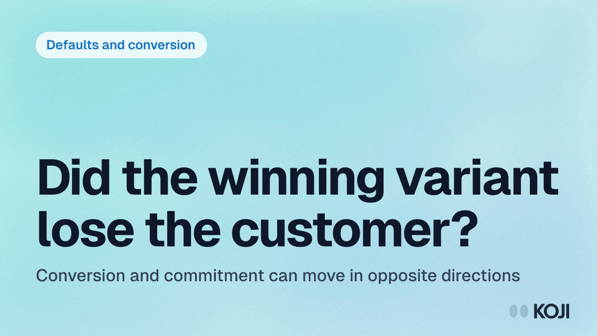 Choice Architecture and Defaults (2026): Why the Variant That Wins the Test Can Lose the Customer cover