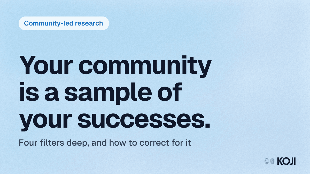 Community-Led Research in 2026: How to Learn From Your Community Without Skewing Your Roadmap cover
