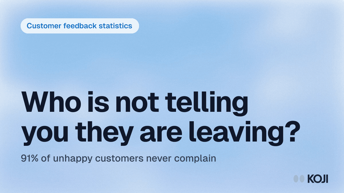 Customer Feedback Statistics 2026: 40+ Data Points on Surveys, Silent Churn & AI cover