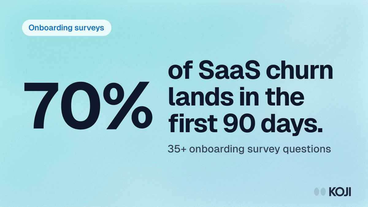 Customer Onboarding Survey Questions: 35+ Examples to Cut Early Churn (2026) cover