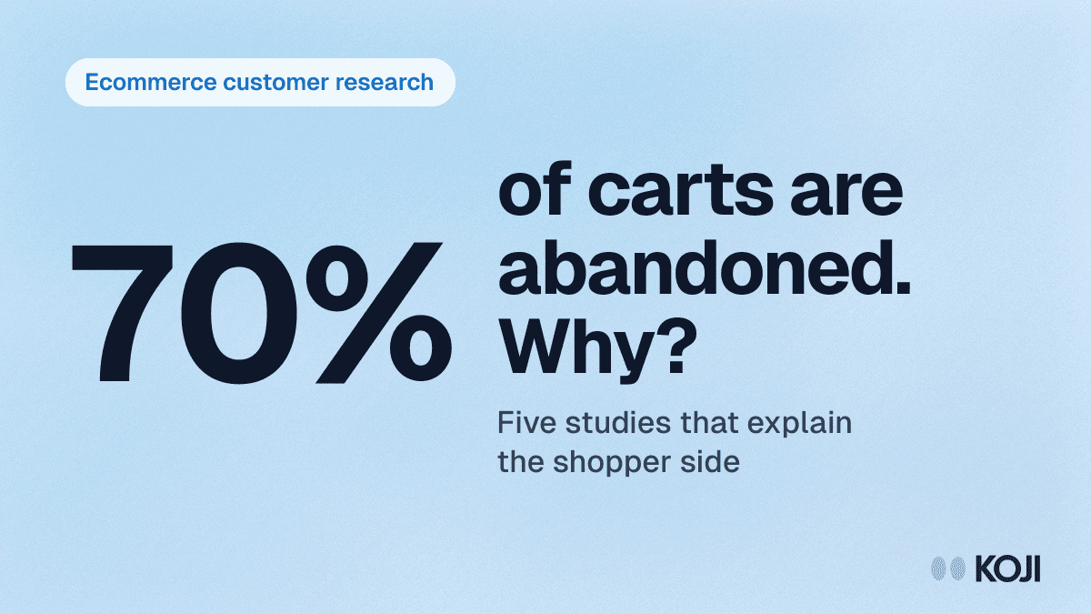 Customer Research for Ecommerce Brands: The 2026 Playbook cover