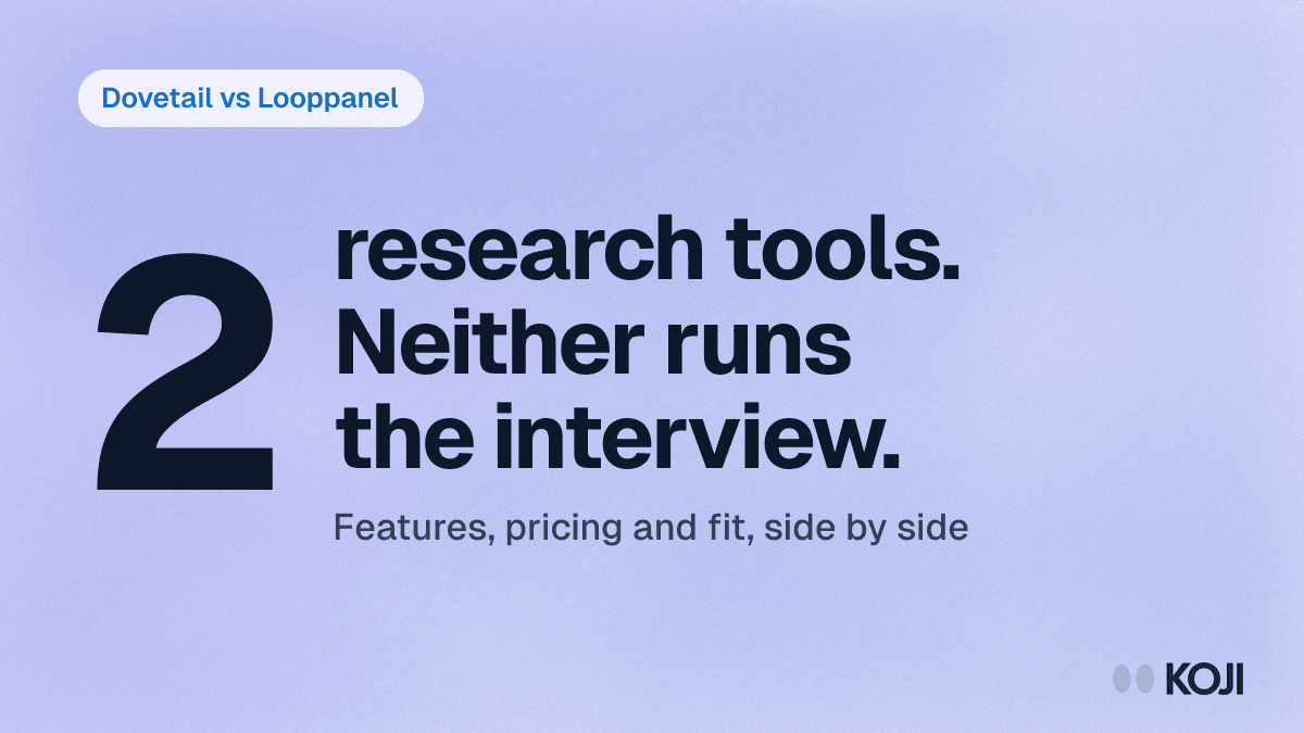 Dovetail vs Looppanel (2026): Which Research Analysis Tool Fits Your Team? cover