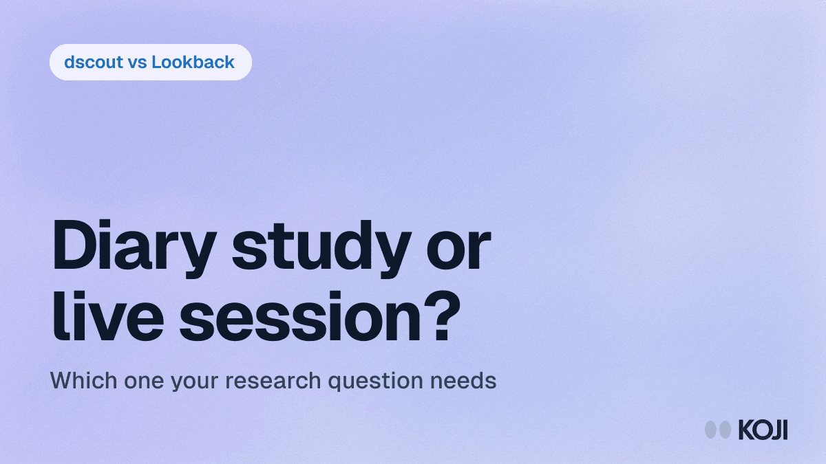 dscout vs Lookback (2026): Diary Studies or Live Sessions? cover