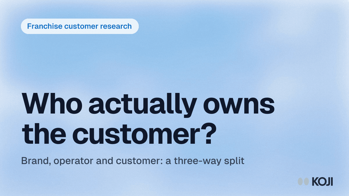 Franchise Customer Research (2026): Why the Brand Owns the Promise and the Operator Owns the Customer cover