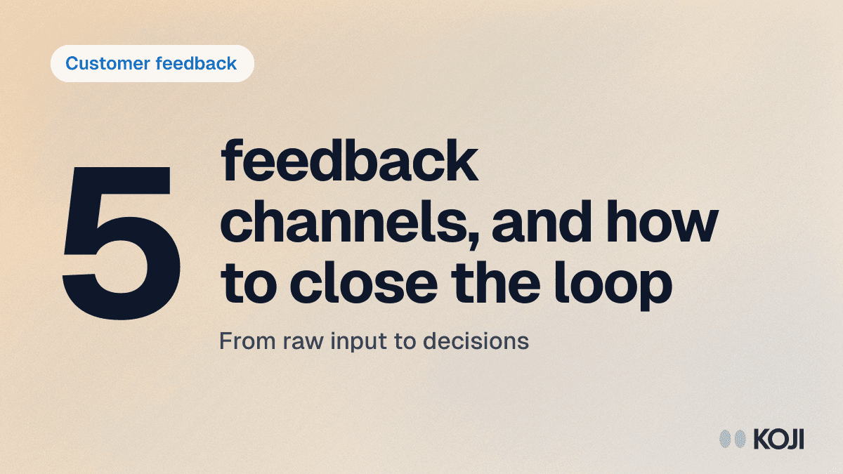 Getting Customer Feedback That Actually Drives Product Decisions cover