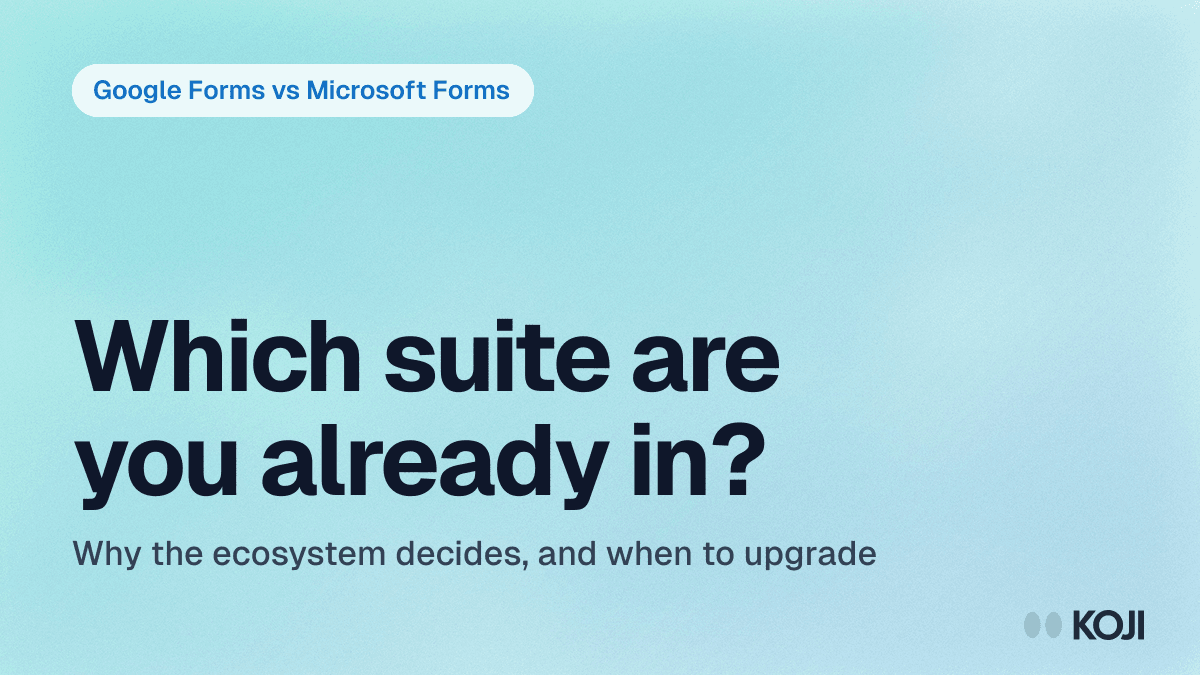 Google Forms vs Microsoft Forms (2026): Which Free Tool Wins? cover