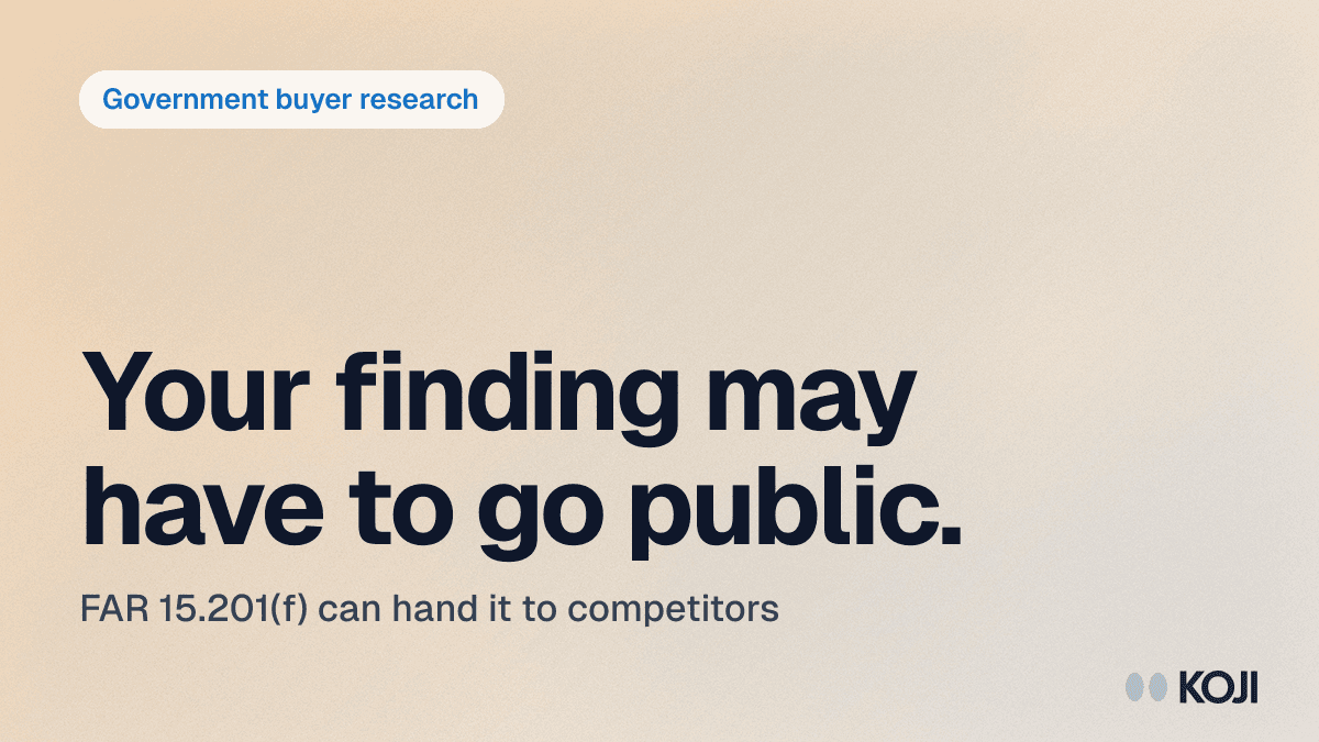 Researching Government Buyers: The Procurement Rules That Make Your Findings Public cover