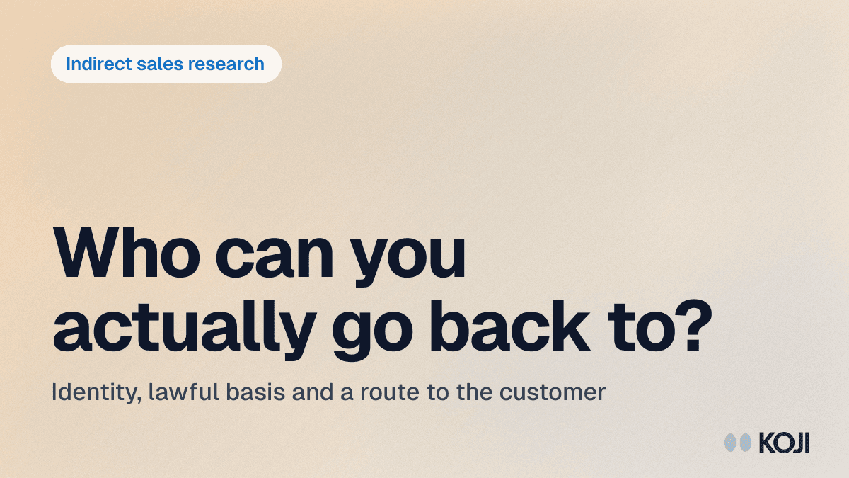 Indirect Sales Customer Research (2026): How to Reach the Customers Your Channel Owns cover