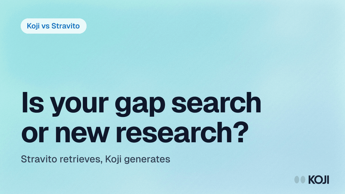 Koji vs Stravito (2026): Insights Management vs AI-Native Research cover