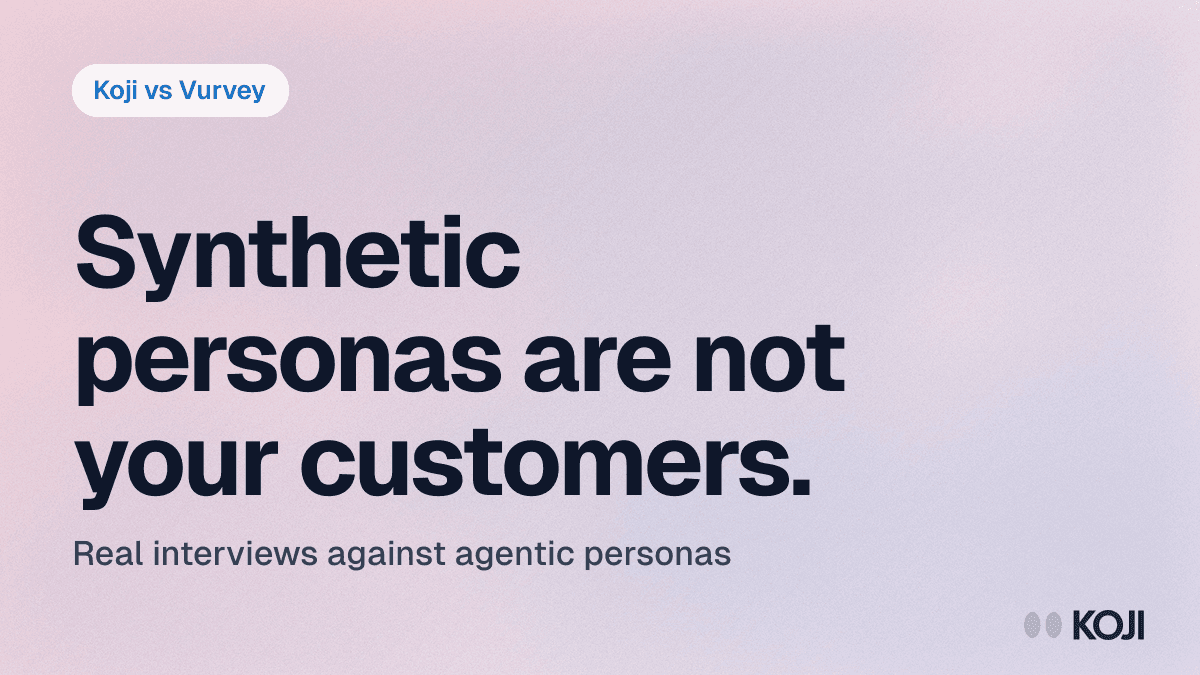 Koji vs Vurvey (2026): Which AI Research Platform Wins for Customer Insights? cover
