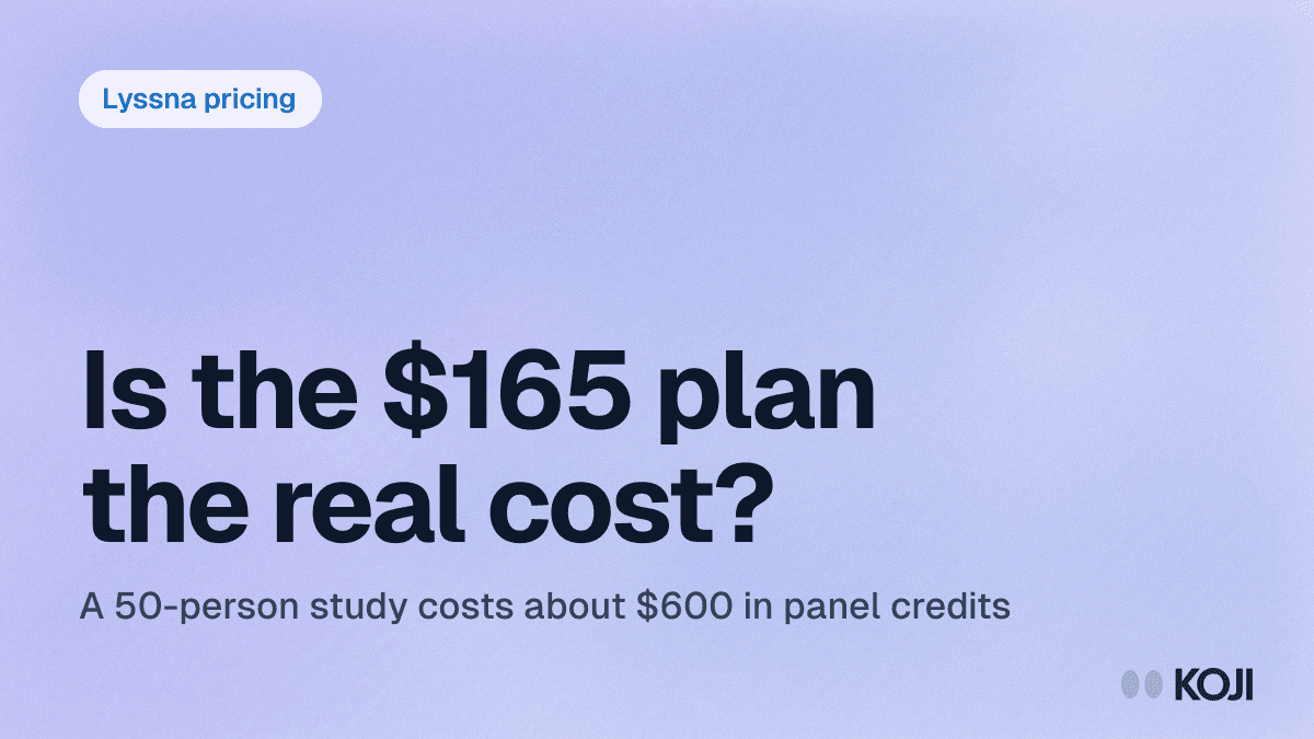 Lyssna Pricing in 2026: Why the $165 Plan Is the Small Number cover