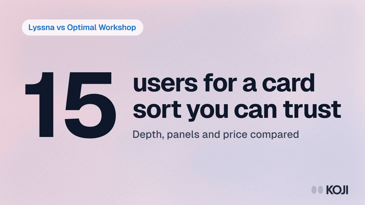 Lyssna vs Optimal Workshop (2026): Which UX Testing Tool Fits Your Team? cover