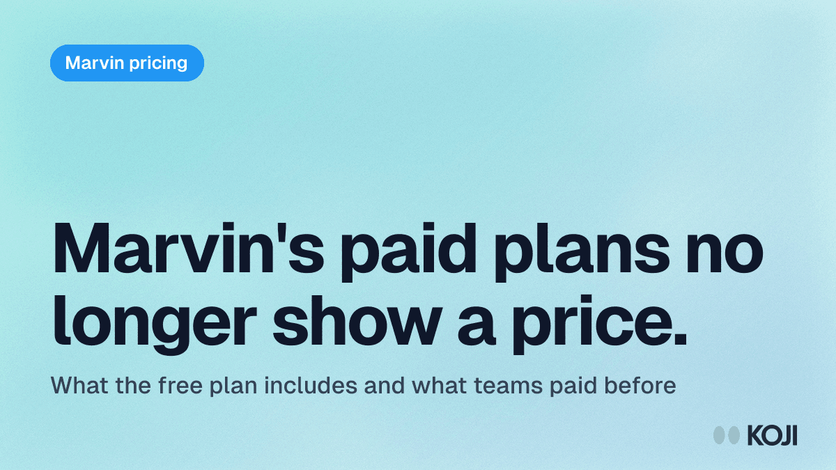 Marvin Pricing in 2026: Free, Starter, Pro and Enterprise Explained cover