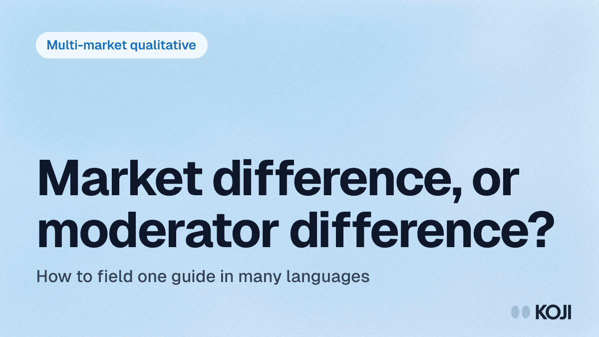Multi-Market Qualitative Research: A Playbook for Agencies Fielding One Guide in Many Languages cover