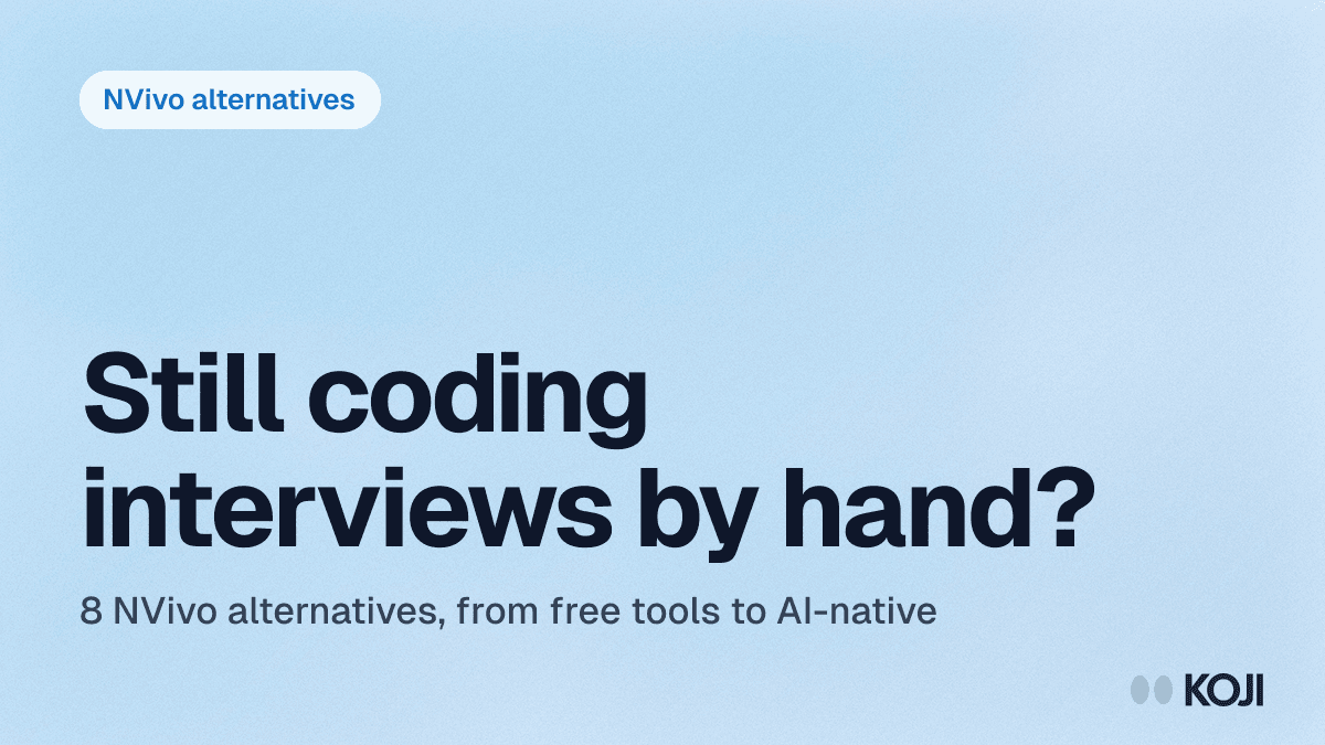 8 Best NVivo Alternatives in 2026 (Free, Affordable & AI-Native QDA Tools) cover
