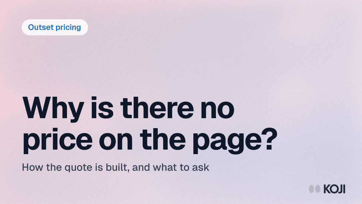 Outset Pricing in 2026: How the Custom Quote Works cover
