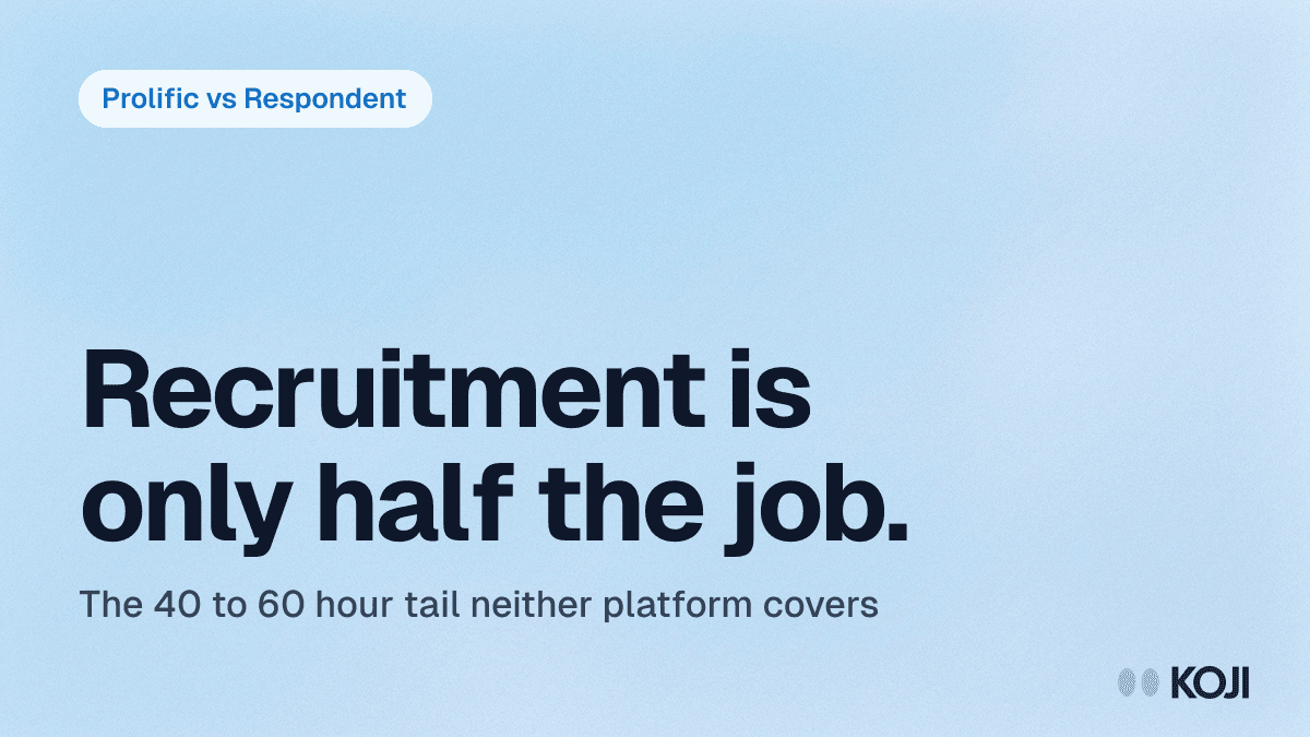 Prolific vs Respondent (2026): Which Recruitment Platform Wins — and Why Recruiting Is Only Half the Job cover