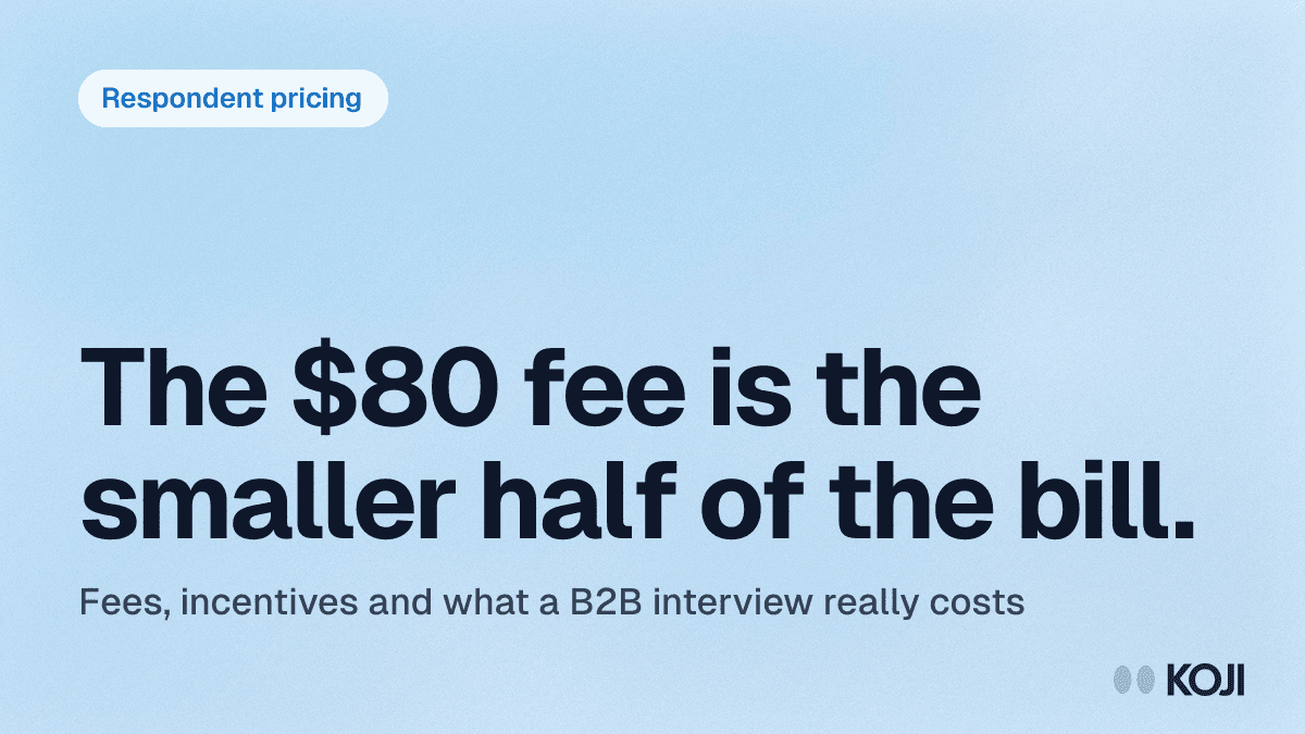 Respondent Pricing in 2026: Session Fees, Incentives and Annual Plans cover