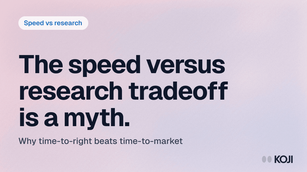 Ship Faster AND Ship Right: The Research-Driven Approach cover