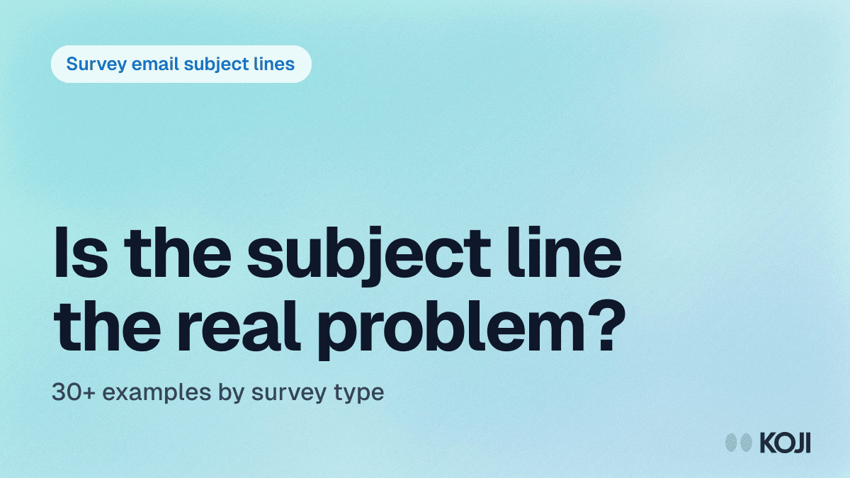 30+ Survey Email Subject Lines to Boost Response Rates (2026) cover