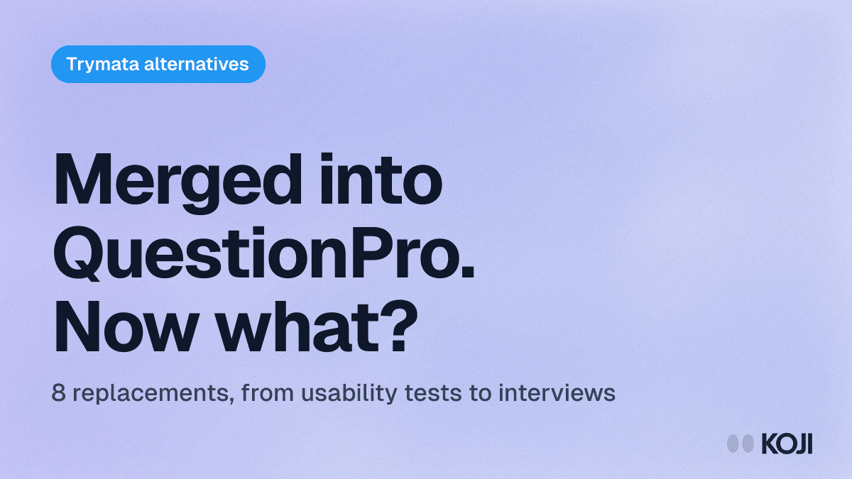8 Best Trymata Alternatives in 2026 (After the QuestionPro Merger) cover