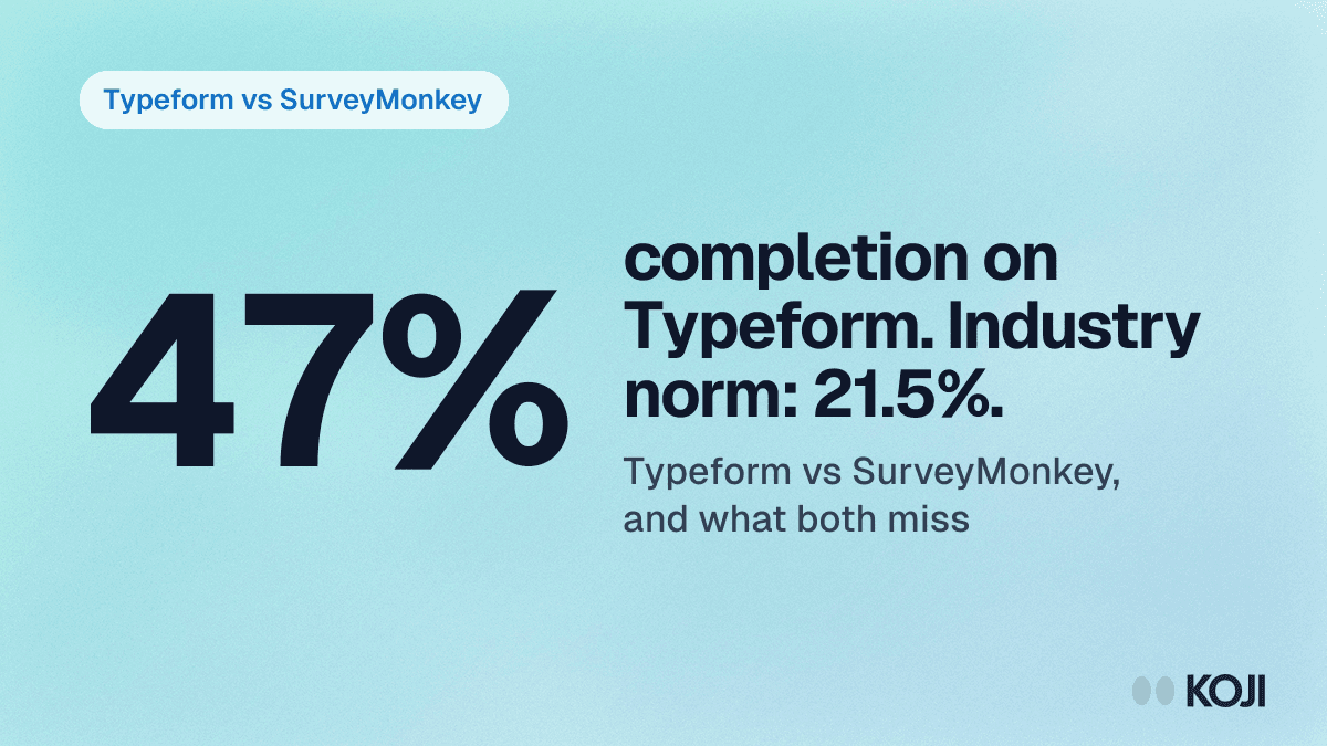 Typeform vs SurveyMonkey (2026): Which Survey Tool Wins — and the AI-Native Alternative cover