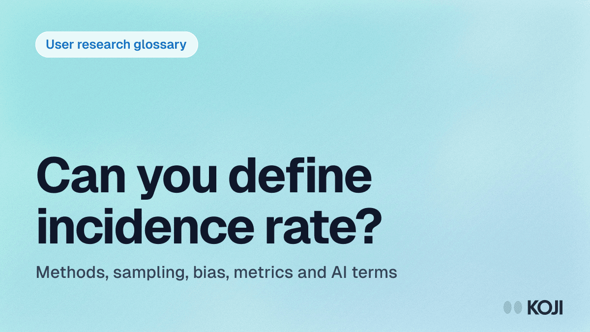 The User Research Glossary (2026): 120 Terms for Buyers, PMs and Researchers cover