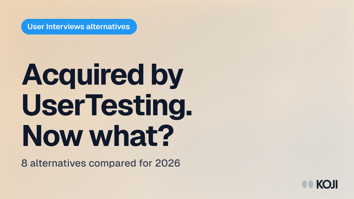 User Interviews Alternatives in 2026: Top 8 Compared cover