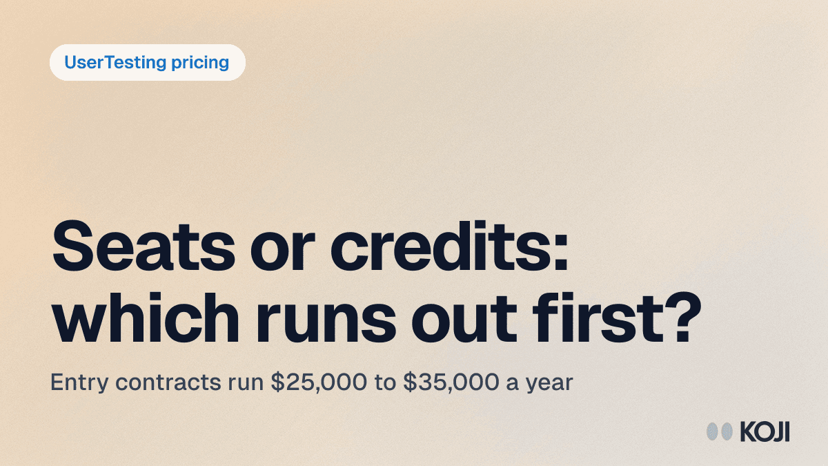 UserTesting Pricing in 2026: What It Actually Costs (Seats, Credits & Contracts) cover