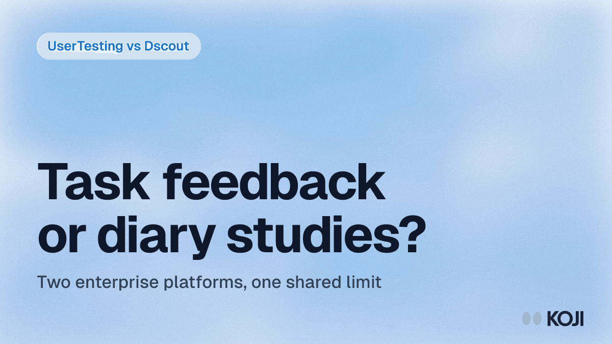 UserTesting vs Dscout (2026): Which Research Platform Wins — and the AI-Native Alternative cover