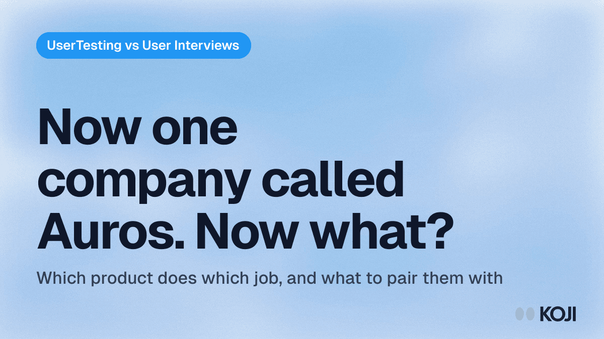 UserTesting vs User Interviews (2026): Same Owner, Different Jobs cover