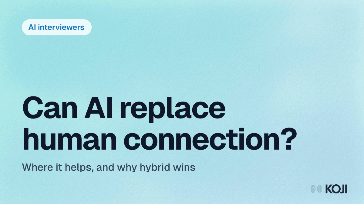 Why AI Interviewers Are the Future of Customer Research cover
